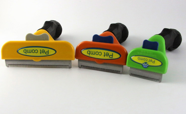 Фурминатор с кнопкой Pet Comb 10 см (размер L) для расчесывания шерсти кошек и собак Киев - изображение 7