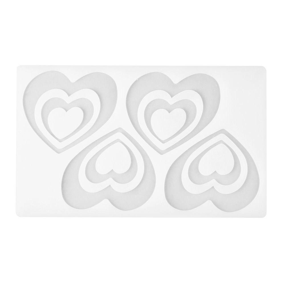 Формочка для шоколаду Сердечка 189 на 115 мм сірий Київ - фото 7