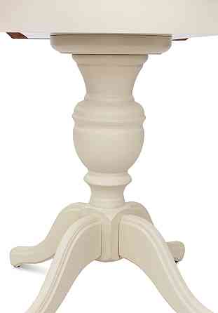 Стіл обідній Гермес Д=89 ( +38 ), ваніль Киев