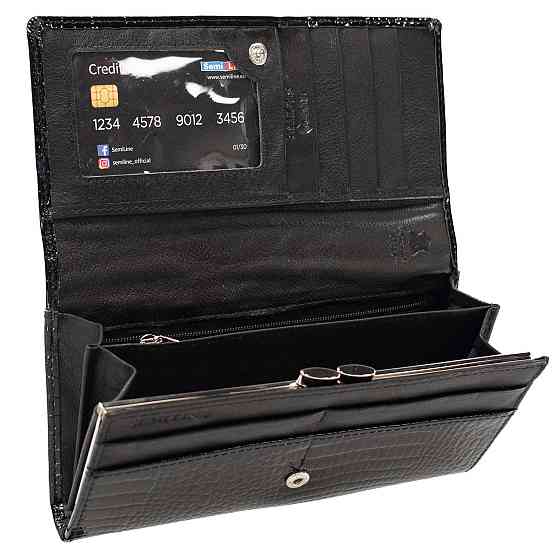 Кошелек женский кожаный Semi Line RFID Black (P8228-0) Вінниця