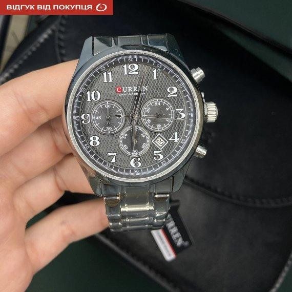 Мужские наручные часы Curren Partner (Серебристые) Винница - изображение 5