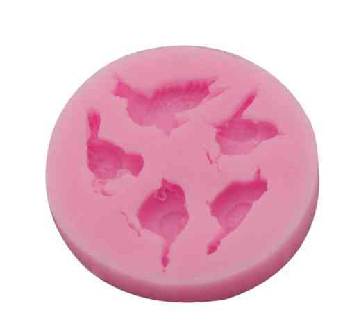 Кондитерский молд Птицы 6 см розовый Киев