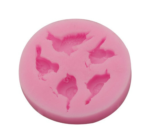 Кондитерский молд Птицы 6 см розовый Киев - изображение 6