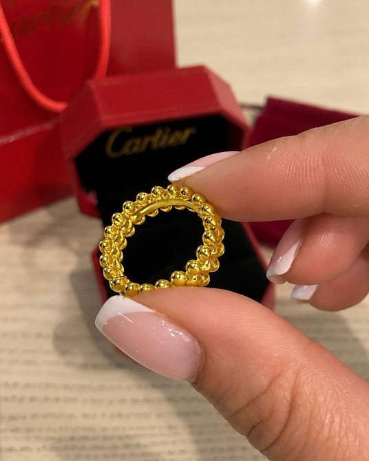 Кільце Cartier Juste un Clou ("зубчики") — покриття лимонне, рожеве або біле золото Одеса - фото 12