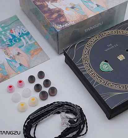 TANGZU WAN'ER SG] Jade Green/ качественные и красивые наушники +12 амбушюр. Киев