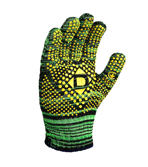 Перчатки рабочие защитные трикотажные с ПВХ рисунком Doloni Универсал D р.10 4252 Ровно - изображение 4