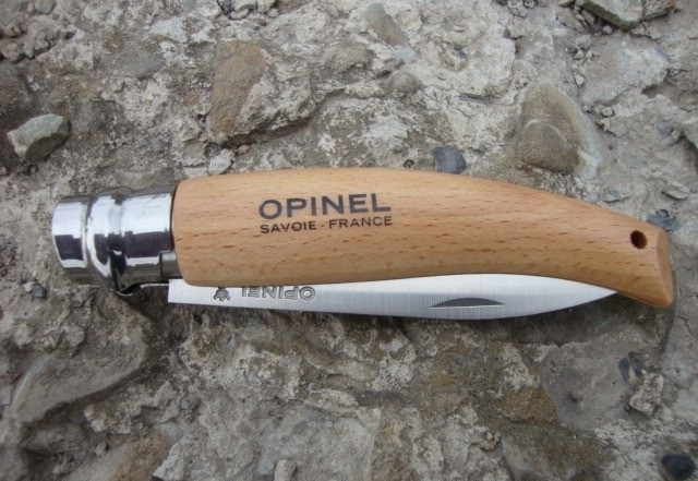 Кухонний Ніж універсальний Opinel "Inox Jardin blister No.08" (001216) Нержавіюча сталь Нововолинськ - фото 2