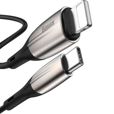 Дата кабель USB-C to Lightning 1.0m 18W black Baseus (CATLSP-01) Вінниця