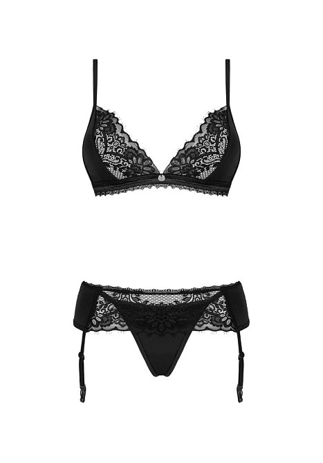 Кружевой комплект Obsessive Maderris 3-pcs set M/L Sex Aura Киев - изображение 4
