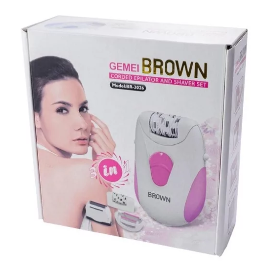 Женский эпилятор BR Brown-3026 3 в 1 Винница