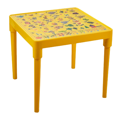 Стіл дитячий Абетка українська темно-жовтий Алеана Житомир