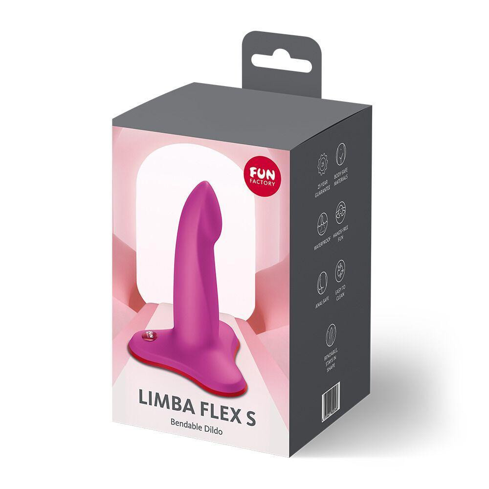 Фалоімітатор Fun Factory LIMBA FLEX S Magenta, гнучкий, з ефектом пам’яті, підходить для точки G Sex Aura Київ - фото 6