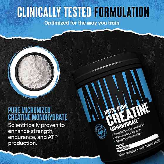 Креатин моногідрат Universal Nutrition Animal Creatine Powder 1000 gram Луцьк