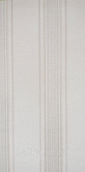 Шпалери вінілові на флізеліні AdaWall Seyyah 1.06х10 смуги широкі структурні молочні сріблясті Київ - фото 3