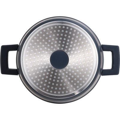 Каструля MasterPro Indigo з кришкою 24 см 4,5 л (BGMP-7979) Вінниця - фото 5