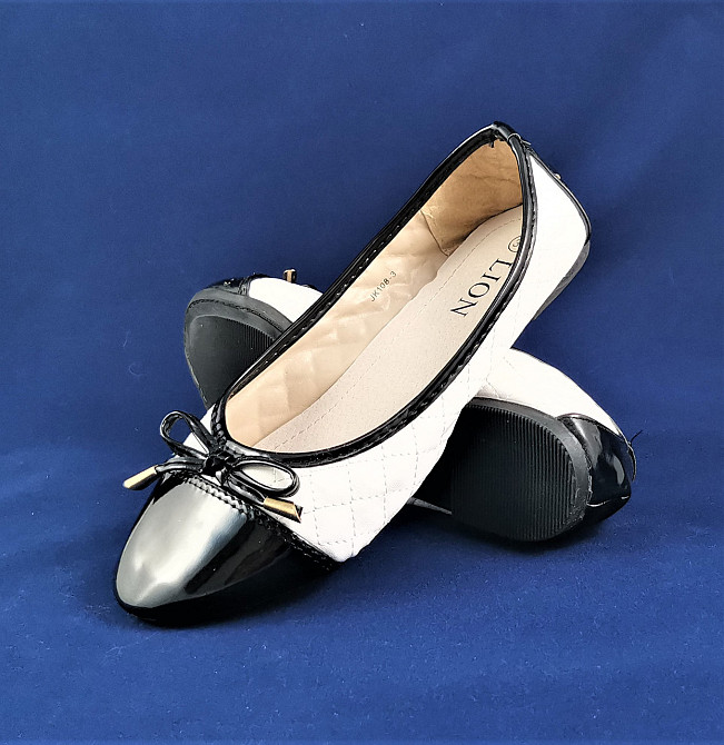 . Жіночі Балетки Білі Мокасини Туфлі (розміри: 36,37,38,39) — 08-3 Дніпро - фото 1