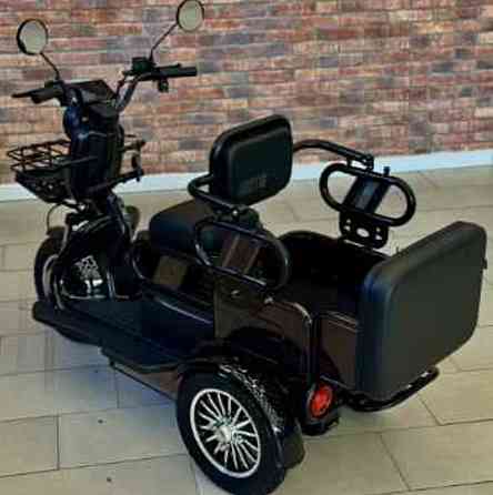 Электрический трицикл с кузовом Corso PROTEX (1200W, 72V/23Ah) - Черный. Харьков