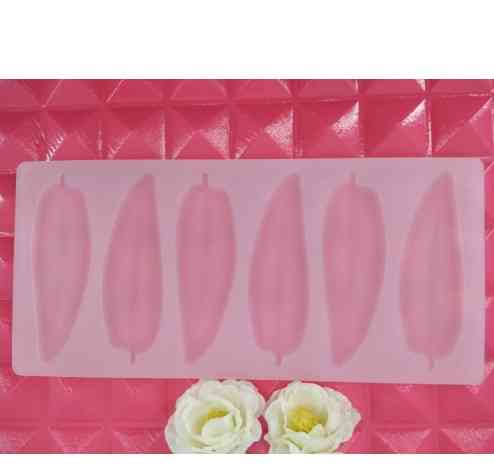 Формочка для шоколада Листья 107 на 227 мм серый Киев