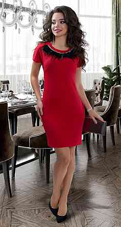 Гарне плаття з пір'ям (48) Київ