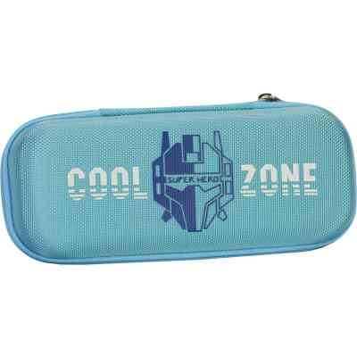 Пенал Cool For School з тисненням 1 відділення Блакитний (B-8007-lt.blue) Вінниця