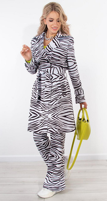 Тренч з принтом (42) Київ - фото 3