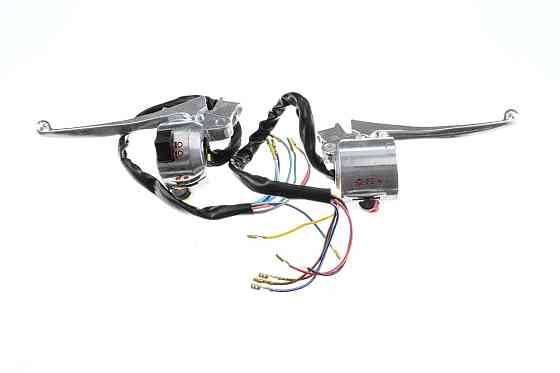 Блоки кнопок руля (пара) мопед Дельта (+рычаги) Мукачево