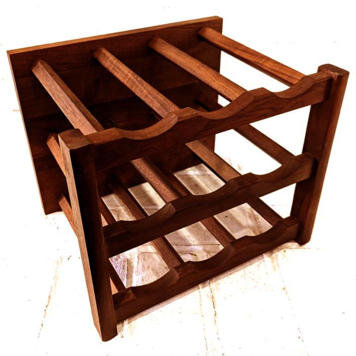 Настольная винная полка 