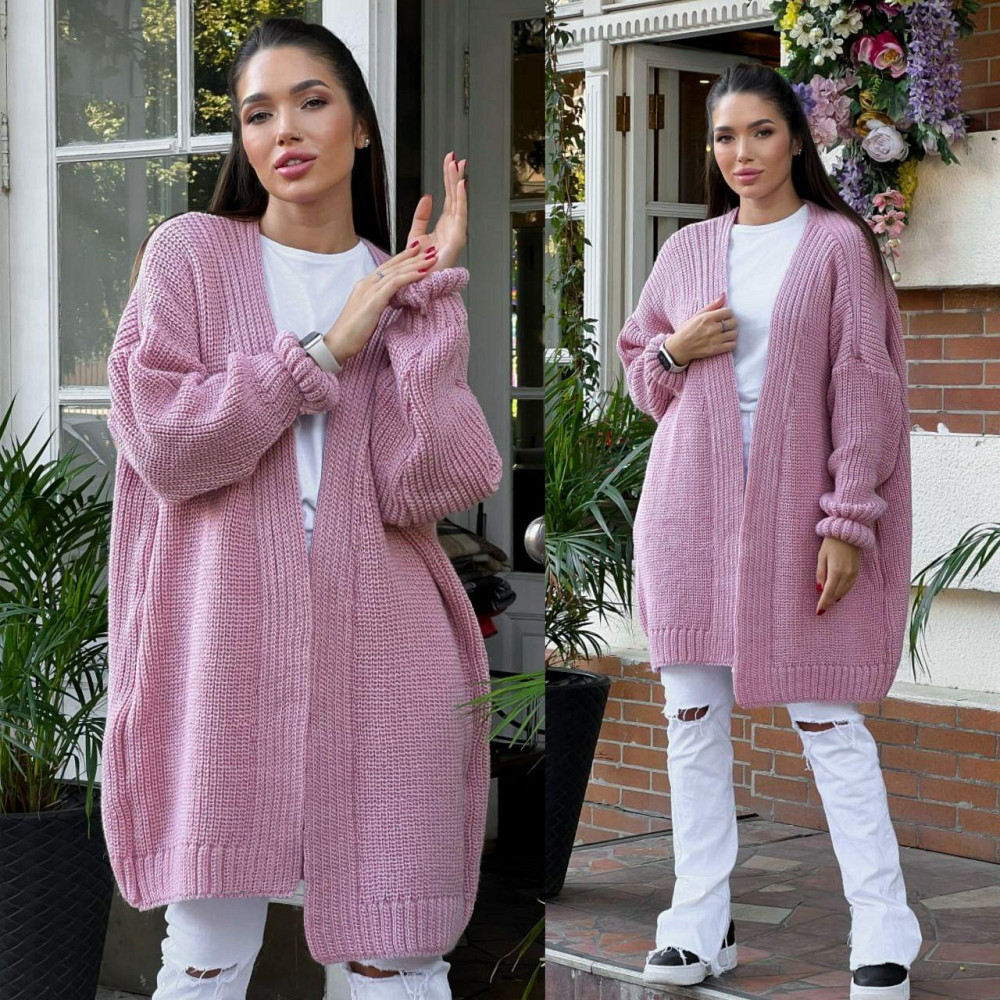 Жіночий в'язаний яскравий кардиган оверсайз. 44-56р. Київ - фото 5