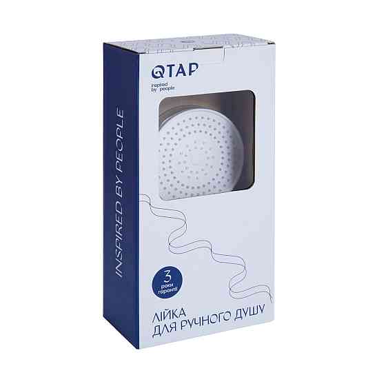 Лійка для ручного душу Qtap Rucni D 130 мм округла QTRUC125CRM45950 Chrome Київ