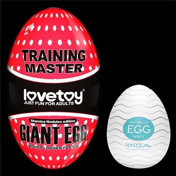 Мастурбатор - Traning Master Giant Egg Masturbator Red Sex Aura Київ - фото 4