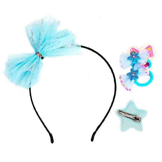 Дитячий набір "Принцеса" 0105-036-2 обруч, резинка, затискач Вінниця