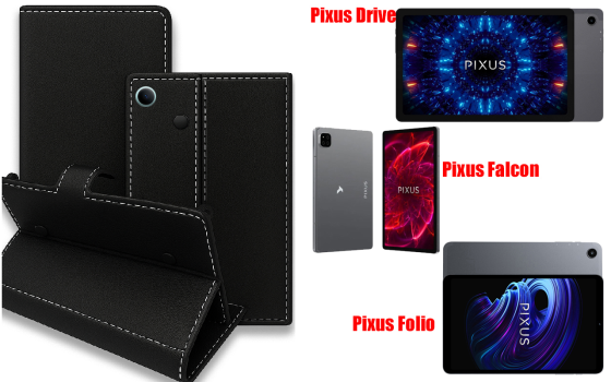 Книжка-трансформер для планшета Pixus Drive, Falcon, Folio, колір Black Київ