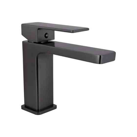 Змішувач для раковини Qtap Gemini QTGEM270GMB45676 (k35), одноважільний, низький, Gunmetal Black PVD Харків