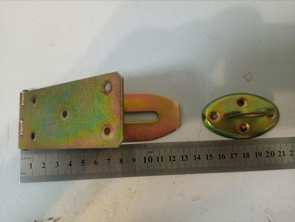 Скоба-завіса колодки  45х230мм, оцинк жовтий "P-o" Київ - фото 3