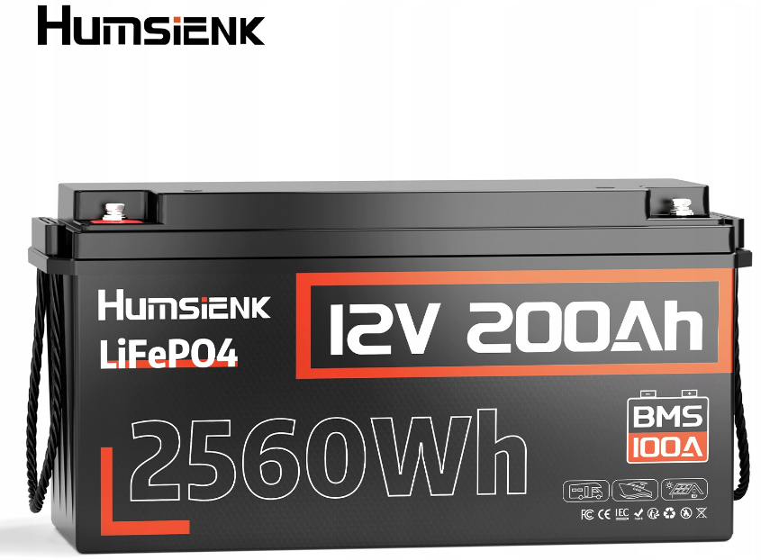 Аккумулятор LifePo4 200Ач 12V BMS 100А Humsienk (Польша) Киев - изображение 1