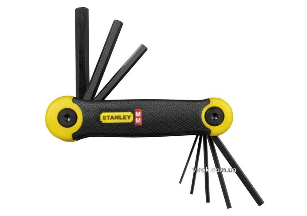 Шестигранник STANLEY 8 шт. складені в 1 корпус, (1.5-2-2,5-3-4-5-6-8 мм) Одеса - фото 1