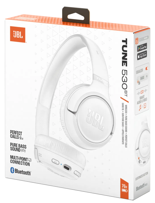 Гарнітура JBL TUNE 530BT White (JBLT530BTWHTEU) (7225527) Київ - фото 6