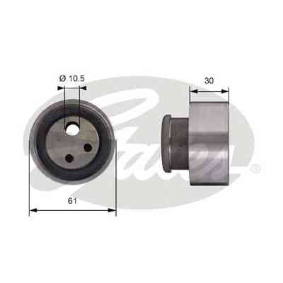 Ролик натягувача ременя Gates T41118 Вінниця
