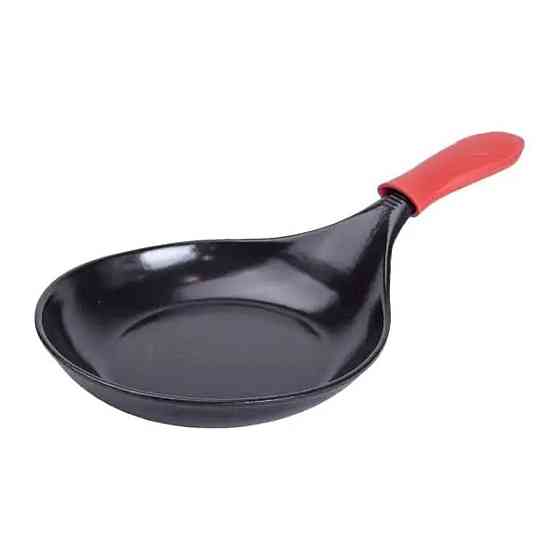 Чугунная сковорода с силиконовой ручкой Ø21 см для электрической и газовой плиты 0,5 л HP-1-12 Киев