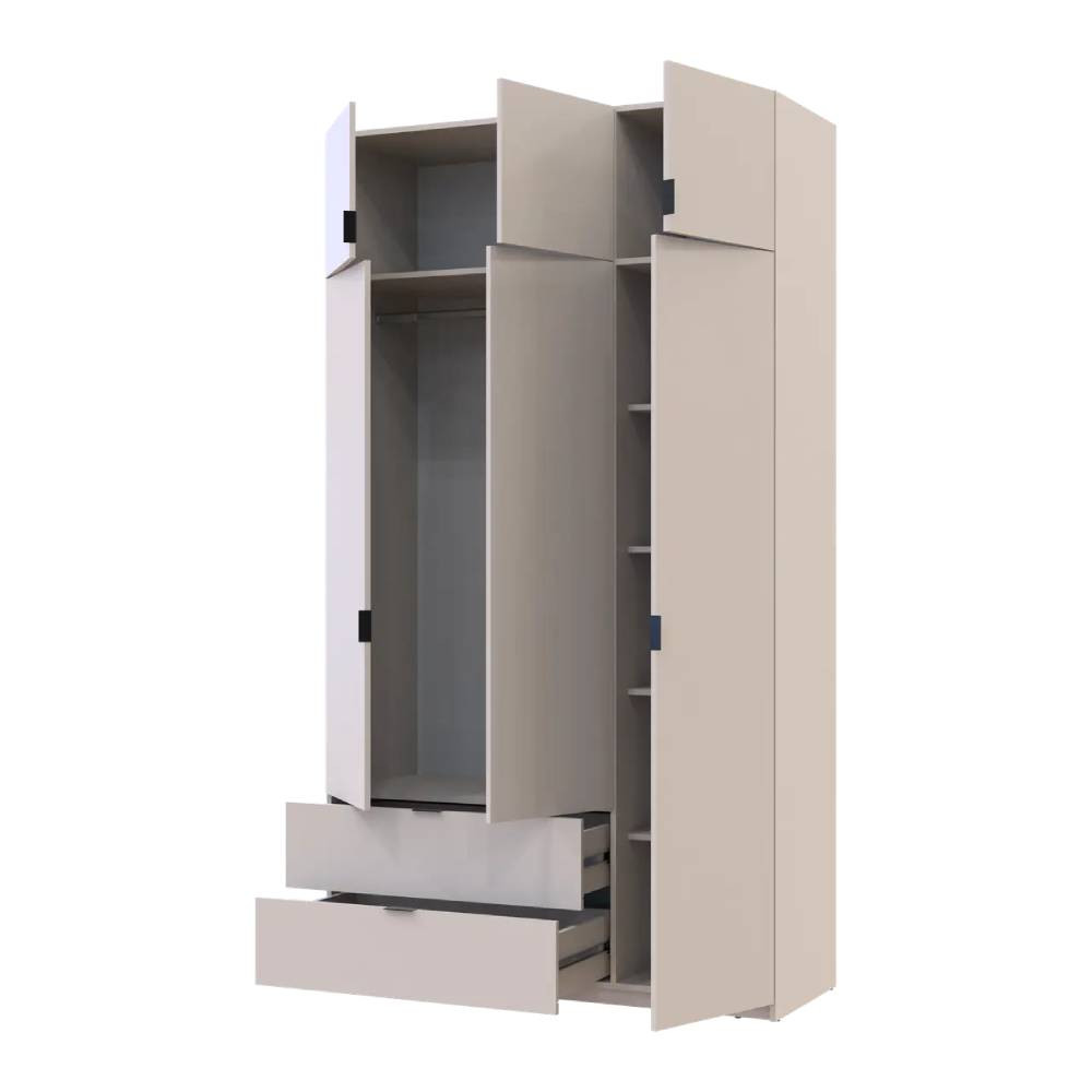 Шафа для одягу Doros Лукас Кашемір 3ДСП 135х50х240 DRS-011656 (80737802) Львів - фото 6