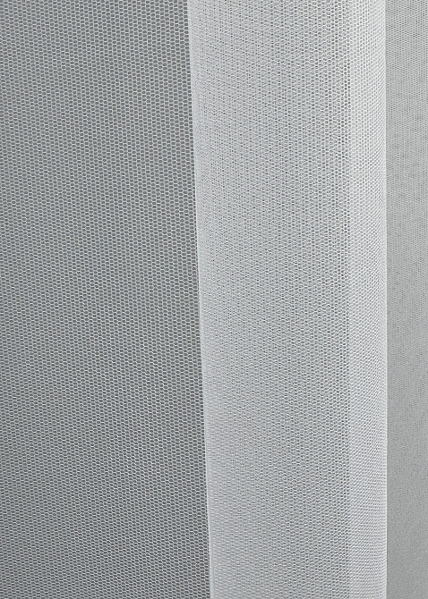 Тюль VR-Textil 1821т Фатин с вышивкой Белый 300х270 см (42-0804) Киев - изображение 8