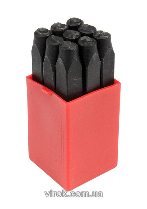 Трафарети цифрові YATO, кпл. 9 шт,h-6 мм  [20] Одесса - изображение 1