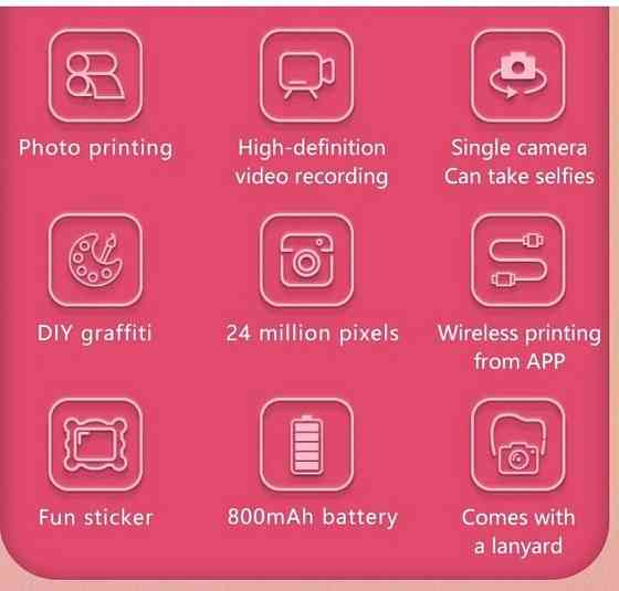 Дитячий фотоапарат принтер термо Харків