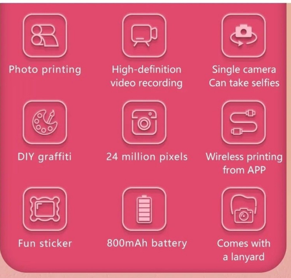 Дитячий фотоапарат принтер термо Харків - фото 3