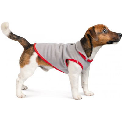 Жилет для животных Pet Fashion FLEECY" ХS2 серо-красный (4823082419616) Винница - изображение 1
