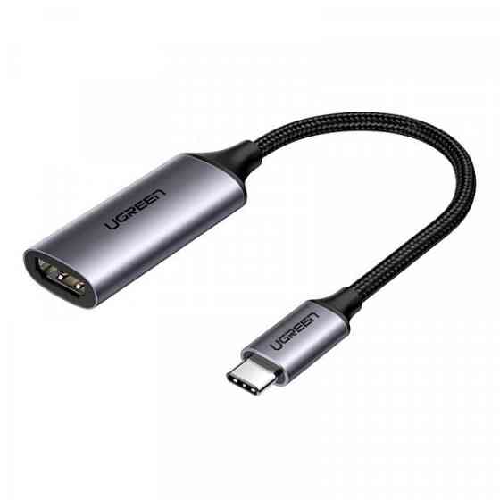 Перехідник USB 2.0 Type C --> HDMI V2.0 4K@60Hz 10 См CM297 UGREEN Сірий (70444) Киев
