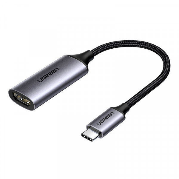 Перехідник USB 2.0 Type C --> HDMI V2.0 4K@60Hz 10 См CM297 UGREEN Сірий (70444) Київ - фото 1