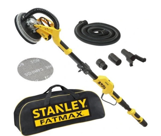 Шліфувальна машина для стін та стелі (жираф) Stanley Fatmax SFMEE500S, 750 Вт, 225 мм, з LED підсвіткою Київ - фото 3