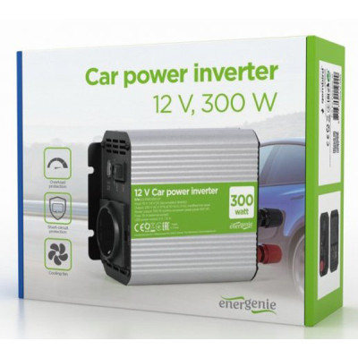 Автомобильный инвертор EnerGenie 12V/220V 300 Вт (EG-PWC300-01) Винница - изображение 4