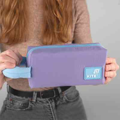 Пенал Kite 2703-3 фіолетово-блакитний (K25-2703-3) Винница